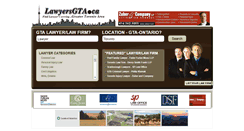 Desktop Screenshot of lawyersgta.ca